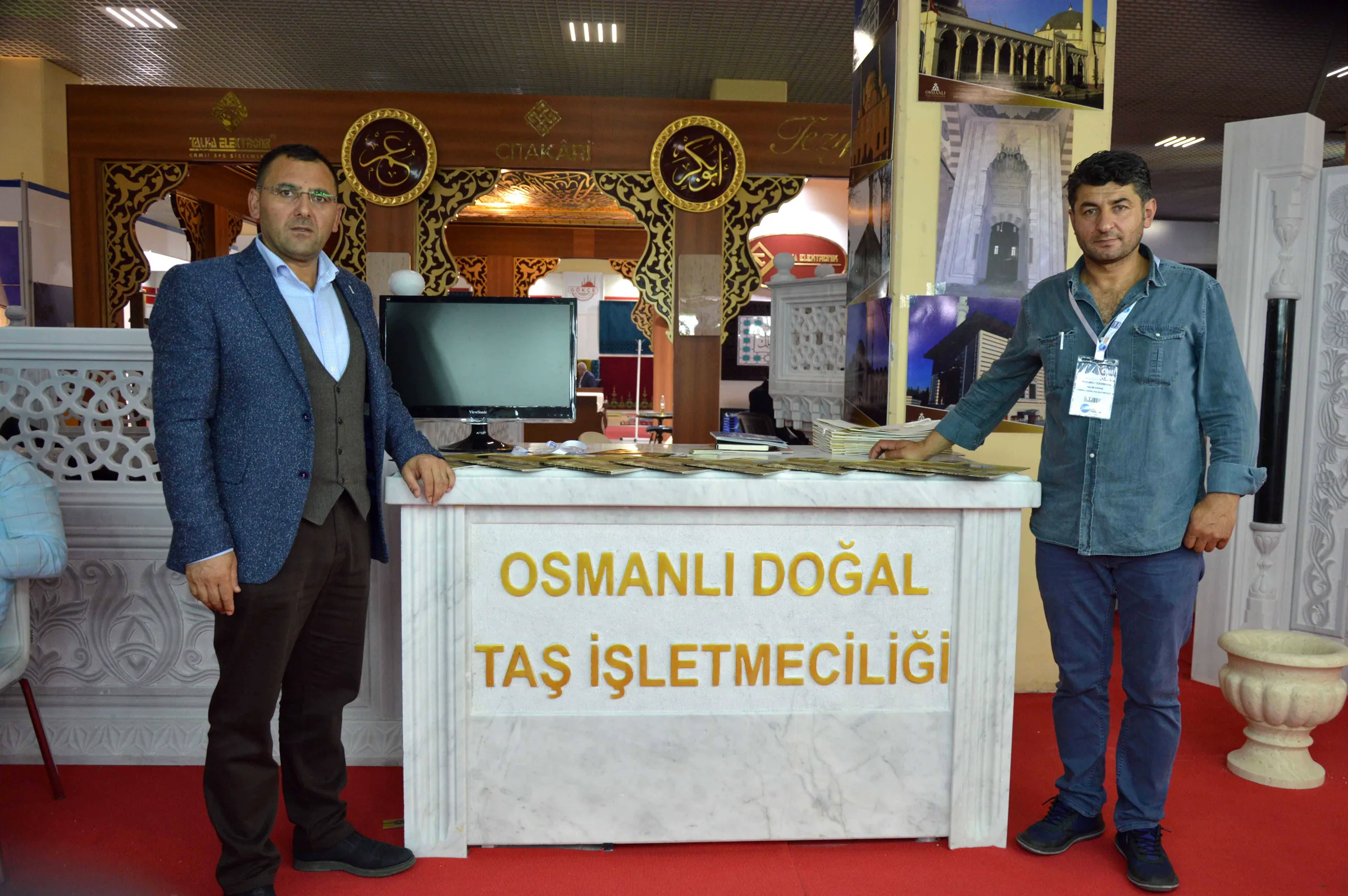 2018 Cami Yapı Fuarı Osmanlı Doğaltaş standı ve doğal taş uygulamaları - Fotoğraf 9