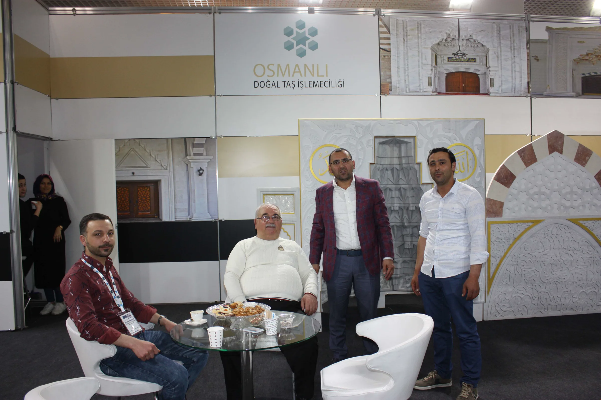 2019 Cami Yapı Fuarı Osmanlı Doğaltaş standı ve doğal taş uygulamaları - Fotoğraf 1