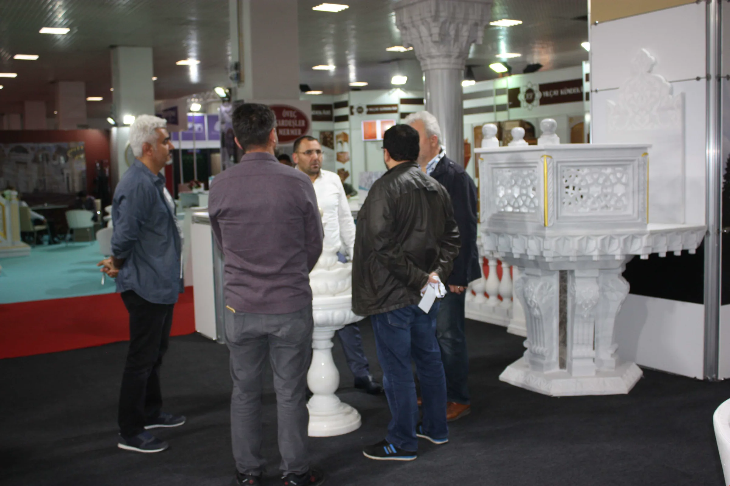2019 Cami Yapı Fuarı Osmanlı Doğaltaş standı ve doğal taş uygulamaları - Fotoğraf 12
