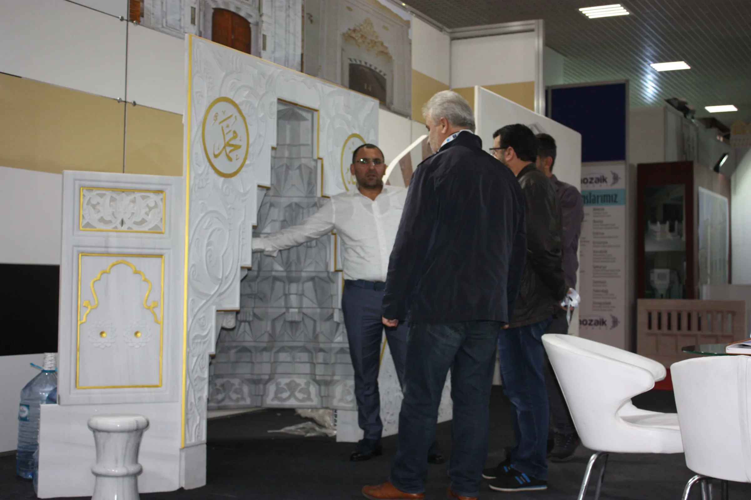 2019 Cami Yapı Fuarı Osmanlı Doğaltaş standı ve doğal taş uygulamaları - Fotoğraf 8