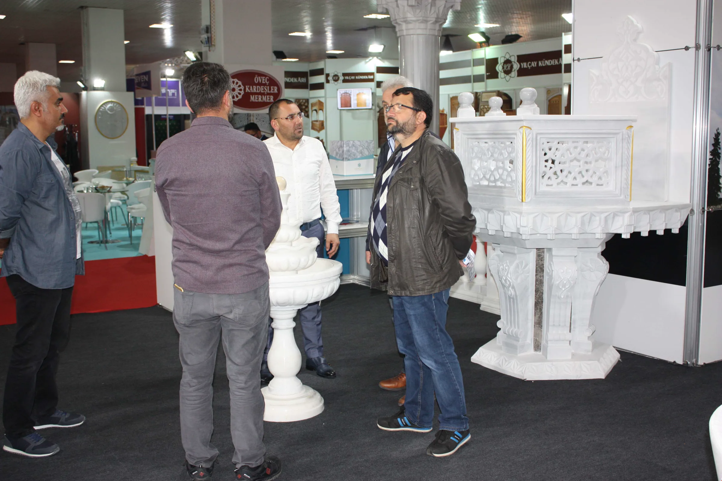 2019 Cami Yapı Fuarı Osmanlı Doğaltaş standı ve doğal taş uygulamaları - Fotoğraf 11
