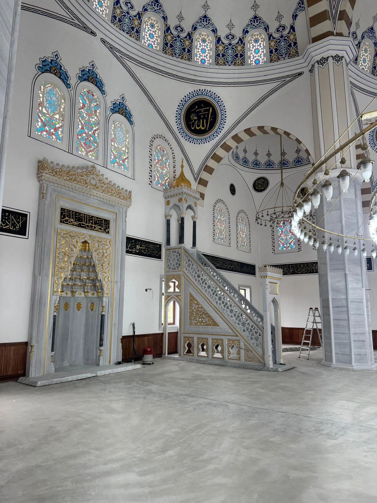 Mermer mihrap ve minber takım uygulaması