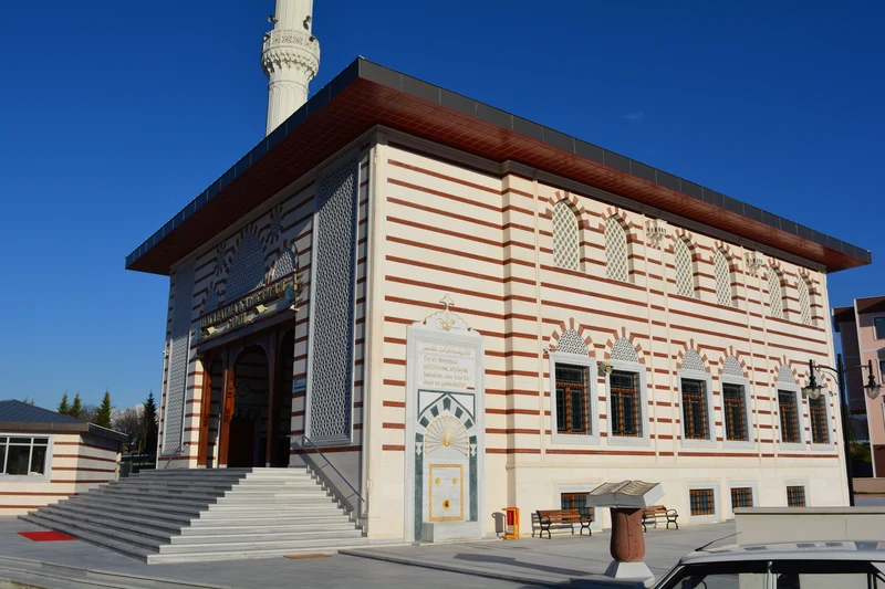 Hacı Fatma Kahraman Camii doğal taş dış cephe uygulaması #3