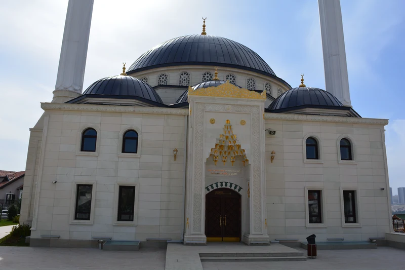 Sema-Abdurrahman Karamanlıoğlu Camii doğal taş dış cephe uygulaması #44