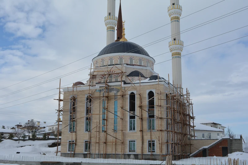 Kurumcu Köyü Camii Doğaltaş Dış Cephe Kaplaması #119
