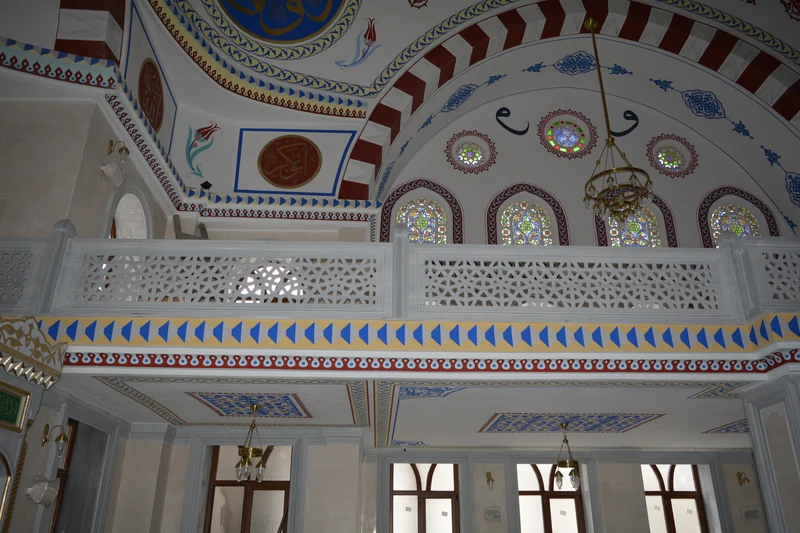 Cami mermer mahfil korkuluğu uygulaması #210