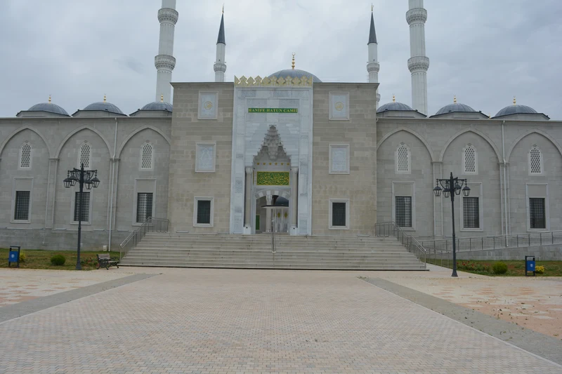Hanife Hatun Camii Külliyesi doğal taş dış cephe uygulaması #218
