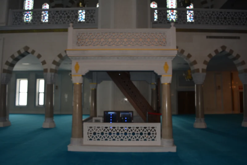 Hanife Hatun Camii mermer müezzinlik uygulaması #229